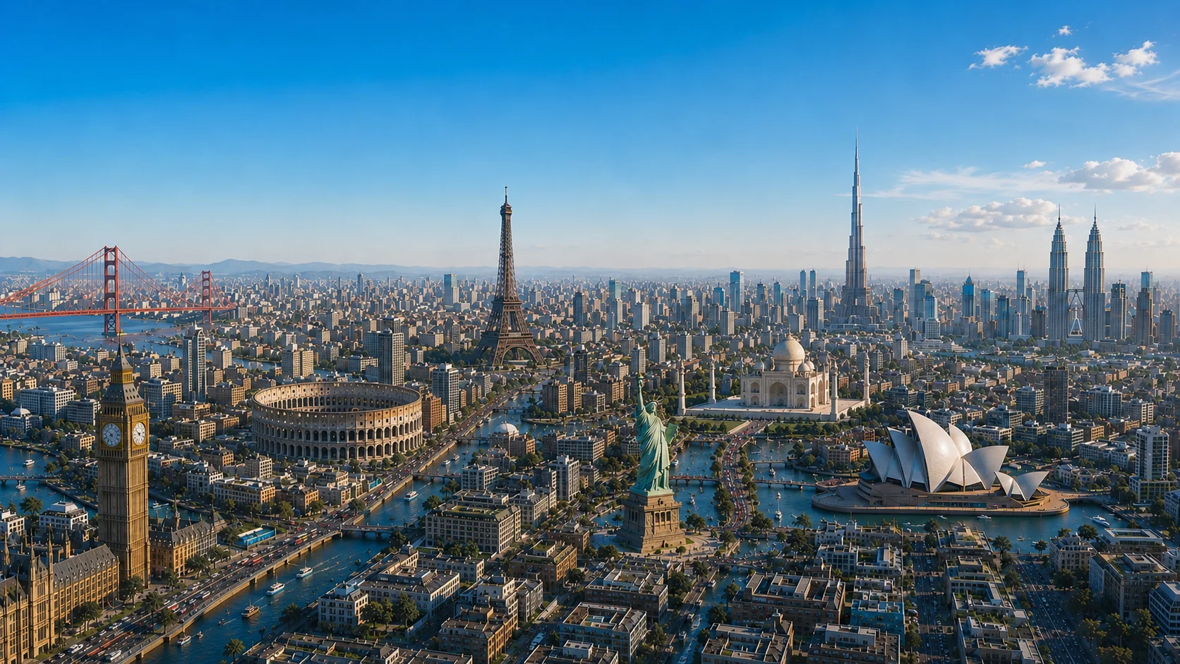 A single borderless global city